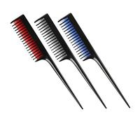 Homoyoyo 3Pcs Tip Tail Hair Styling Combs with Long Handles Pointed Tail Design for Precise Hair Sectioning and Detangling Static Hairdressing Combs for Home and Salon Use Comfortable Grip
