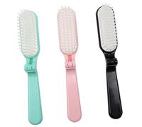 Homoyoyo 3pcs Travel Folding Comb Compact Folding Hair Brush Detangling Brush for Women Men Boys and Girls Soft Teeth for Travel Packing Hair Care The Go