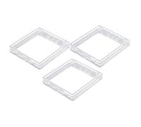 Homoyoyo 3PCS Wall Switch Socket Box Protectors Transparent Panel Covers for Bathroom Bedroom Living Easy No-drill Installation Anti-deformation Shell