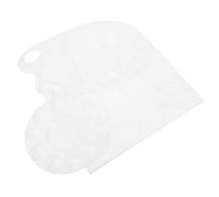 Homoyoyo 3pcs Watercolor Paint Mixing Trays Thickened Craft Trays for Artists Students Pigment Palettes Lightweight Portable Color Mixing Plates