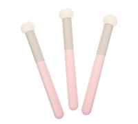 Homoyoyo 3Pcs Wet Dry Dual Use Makeup Concealer Brushes Latex Sponge Applicators for Blending Foundation for Travel Beauty Salons for All Skin Types