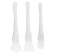 Homoyoyo 3pcs White Silicone Wax Spatulas with Irregular Shape and Simple Structure Multi-function Scrapers for Wax Cleaning and Seal Removal Convenient Tools for Precise Application