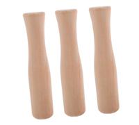 Homoyoyo 3pcs Wooden Muddler Set for Grinding Garlic and Nuts Natural Wood Kitchen Pestle Hand Tool for Flavor Enhancing Easy to Clean Spice Grinder Utensils for Pounding and Muddling