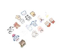 Homoyoyo 3sets 20pcs Cartoon Animal Brooches Mixed Style Novelty Badges for Women Unique Decorative Pins for Clothing Bags and Hats Friends Family 20pcs*3