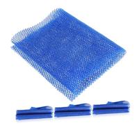 Homoyoyo 4 Pcs African Exfoliating Body Nets Nylon Bath Sponge Scrubbers with Honeycomb Mesh for Men Women Quick Drying Rich Foaming Deep Cleansing and Pore Unclogging Back Skin Smoothers