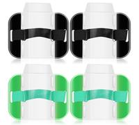 Homoyoyo 4 Pcs Armband Holders Id Badge Holder for Men 5.42x5.66x0.35in Adjustable Strap Visibility Part Carry Name Tag for Security Personnel Staff