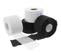 Homoyoyo 4 Rolls Disposable Neck Strips White and Black Collar Papers for Hair Salon Styling Makeup Forehead Pasters Barber Shop Accessories and Convenient for People