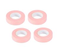 Homoyoyo 4 Rolls Eyelash Isolation Tape Non-woven Fabric Breathable Adhesive Patches for Eyelash Extension Grafting and Separation Comfortable Skin-friendly Tape for Salon and Home Use