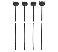 Homoyoyo 4 Sets Eye Occluder Spoon Test Accessories Skid-Proof Abs Material Cover Over The Eye for Work Home
