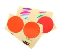 Homoyoyo 40 Sheets Round Coding Circle Stickers 100mm Large Colour Dot Labels for Classroom Organization, Office Box Labelling, Colourful Self-Adhesive Circle Labels