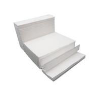 Homoyoyo 400PCS Thickened Commercial Paper Towels White High Absorbent Bathroom Kitchen Tissue for Home Shop Restaurant Skin-friendly Natural Pulp