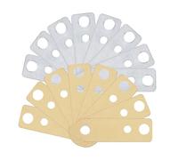 Homoyoyo 40pcs Copper Zinc Strips for DIY Fruit Battery Science Kits Educational Materials for Hands Learning and Creative Development Science Projects