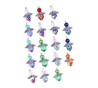 Homoyoyo 40pcs Handmade Clay Alloy Pendants Accessories Decorations for Jewelry Diy Tender Pottery Pendant Alloy Wing Pearl Pearl Accessory Jewelry Charm Making Supplies