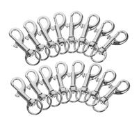 Homoyoyo 40Pcs Metal Pet Leash Hooks Durable Zinc Alloy Clasp for Easy Connection Stable Structure for Walking Hiking Outdoor Adventures with Dogs