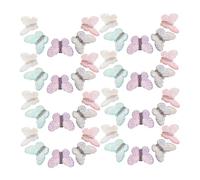 Homoyoyo 40pcs Mini Butterfly Hair Clips for Women Sparkly Crystal Barrettes with Stable Grip Compact Portable Hair Accessories for Everyday Styling and Special Occasions