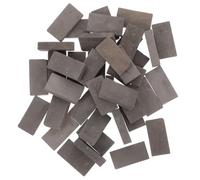 Homoyoyo 40Pcs Miniature Grey Bricks for Crafts DIY Mini Dollhouse Landscaping Small Fake Brick Blocks for Garden Decoration and Model Building