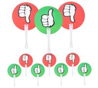 Homoyoyo 40pcs Yes No Voting Paddles Lightweight Plastic Classroom Interaction Boards Teacher Supplies for Student Engagement and Quick Feedback