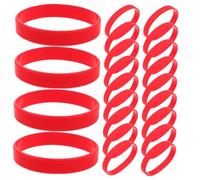 Homoyoyo 48pcs Elastic Bracelets for Events Fundraisers Outdoor Activities and Team Unity Comfortable and Soft Silicone Bands for All Ages