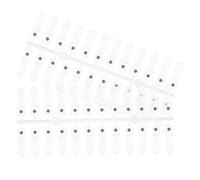 Homoyoyo 48pcs Magnetic Nail Sample Sticks for Beginners High Color Fidelity Gel Polish Display Board Portable Nail Art Practice Tips for Skill Improvement and Creative Flexibility