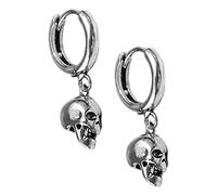 Homoyoyo 4pairs Retro Gothic Skull Ear Studs Punk Jewelry for Women for Special Occasions