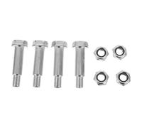 Homoyoyo 4pcs 12mm Air Compressor Wheel Bolt Replacement Set, Oil-Free Silent Pneumatic Compressor Parts Hub Screws for Secure Fit and Vibration Reduction