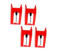 Homoyoyo 4pcs and Plastic Aluminum Suitable for Made of Replacement Stylus Needles Easy to Use Rotatable Needles Record Player Phonograph Vinyl Record Players and Turntables