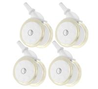 Homoyoyo 4Pcs Baby Walker Wheels Replacement,Wheel for Baby Walker Removable Accessories for Strollers Safe for All Floors
