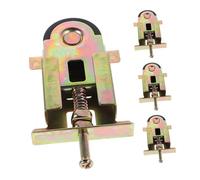 Homoyoyo 4pcs Barn Door Wheel Furniture Sliding Door Pulley Sliding Rollers Roller Pulley Hardware Golden