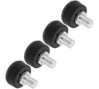 Homoyoyo 4pcs Black Honeycomb Roller Skate Brake Stoppers Rubber Toe Stops Plugs Replacement for Quad Skates Sturdy Skating Brake Blocks Suitable for Outdoor and Indoor Use