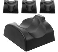 Homoyoyo 4pcs Black Resin 12-hole Ocarina Holder Stand Instrument Accessory Portable Ocarina Bracket Display Support for Musical Wind Instruments