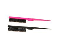 Homoyoyo 4pcs Boar Bristle Curling Comb Curling Comb Bristles for Home Salon Use as Hairbrush for Salon Home to Create Fluffy Hair Brush Effect This Professional Hairdressing Tool Random Random Color
