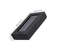 Homoyoyo 4pcs Bow Tie Packaging Box Windowed Box Black Paper Pvc Thickened Paper Stylish Practical Display Men Accessories for Occasions and Parties