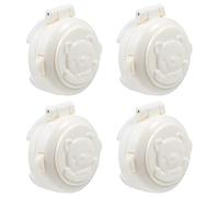 Homoyoyo 4pcs Brake Switch Protection Lock Security Lock for Electrical Button Protective Covers Home Appliance Accessories Start Button Protective Cover