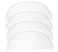 Homoyoyo 4pcs Breathable Lace Wig Closure Base Soft Durable Lace Net for DIY Wig Making Lightweight and Portable Compatible with Various Styles Deep Brown