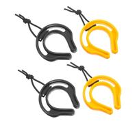 Homoyoyo 4pcs C-Shaped Door Stopper Finger Protection Anti-Pinch Guard Plastic Door Slam Preventer for Home School Kindergarten Safety Accessories