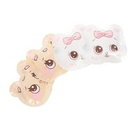 Homoyoyo 4pcs Cartoon Animal Ice Packs Portable Cooler Bags Mini Rapid Cooling Ice Pouches for Picnic Camping Lunch Bags, 2 White 2 Beige Cooling Food Supply Packs