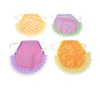 Homoyoyo 4pcs Chicken Saddle for Hens, Breathable Poultry Vest Apron with Support and Wing Protection, Hen Safety Apron for Mating and Backyard Coop Use