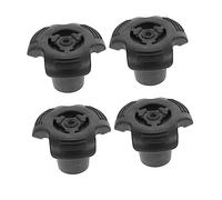 Homoyoyo 4pcs Crutch Rubber Feet Covers Slip Crutch Leg Protectors for Walking Sticks Durable Rubber and Metal Tips Suitable for Slippery Roads and Steep Paths