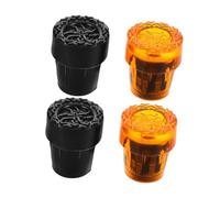 Homoyoyo 4pcs Crutch Tips Heavy Duty Non Slip Walking Stick Replacement Ends Durable Hiking Pole Protectors for Enhanced Stability Rocky Snowy and Terrain