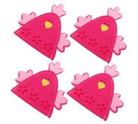 Homoyoyo 4pcs Cute Chick Shaped Decorative Egg Covers Reusable Easter Egg Storage Bags for Spring Party Decorations Enhancing Festive Atmosphere Durable Craftsmanship