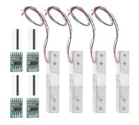Homoyoyo 4pcs Digital Load Cell Weight Sensor Module for Electronic Kitchen Scale High-precision Pressure Sensor for DIY Food Scale Baking Portion Control Compatible