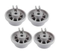 Homoyoyo 4pcs Dishwasher Wheels Lower Rack Replacement for Compatible 165314 Dishwasher Parts Roller Set Accessories Appliance Wheel Kit