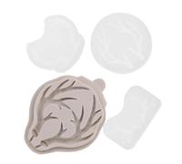 Homoyoyo 4pcs DIY Silicone Antler Molds for Headband Decoration Reusable Non Stick Deer Horn Casting Mold with High Elasticity and Tear Strength Easy to Clean and Demold Craft Materials
