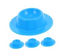 Homoyoyo 4pcs Egg Holders for Boys and Girls Adults Silicone Egg Cup Stands Kitchen Organizers for Serving Boiled
