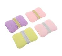 Homoyoyo 4pcs Exfoliating Body Sponge Soap Bags with Generation Gentle Dead Skin Remover Bath Scrubber for Travel Gym Portable Shower Cleaning Accessories