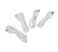 Homoyoyo 4pcs Fast Charging USB Cable for Portable Water Flosser Compatible with Oral Irrigators Lightweight and Compact Cord for Stable Power Supply at Home and Travel