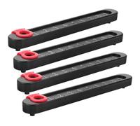 Homoyoyo 4pcs Foosball Score Bars Table Soccer Score Counters Plastic Scorekeeper Markers for Foosball Table Accessories Multipurpose Scoring Counters for Tabletop Football Games Random