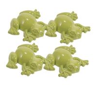 Homoyoyo 4Pcs Frog Shaped Drawer Knobs Cabinet Handles Durable Animal Pulls for Bedroom Wardrobe Cupboard Easy to Install Chest and Kitchen Furniture Hardware