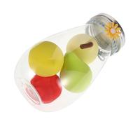 Homoyoyo 4pcs Fruit Shaped Makeup Sponge Set Soft Blenders for Foundation Concealer Powder Dry and Wet Use Cosmetic Puff with Soft Texture and Easy Cleaning Fun Lemon Strawberry Avocado