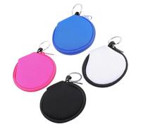 Homoyoyo 4pcs Headphone Bag Storage Bag Neoprene Face Cover for Headphone Organizer Compartments for Use Random Color